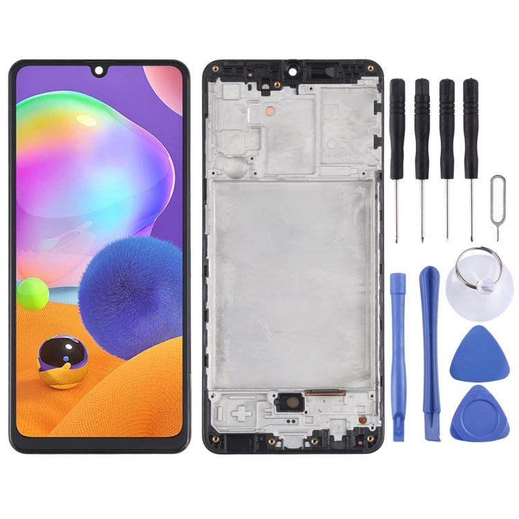 Original Super AMOLED LCD Screen for Samsung Galaxy A31 SM-A315 Digitizer Full Assembly with Frame (Black) - free shipping - PMc TechLife - Order now!