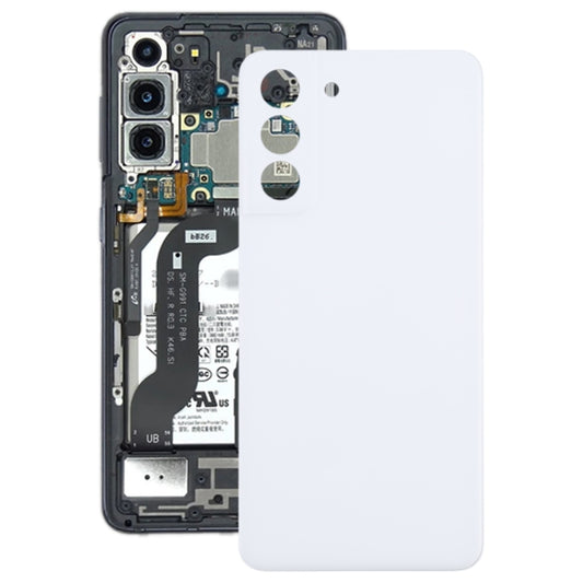 For Samsung Galaxy S21 FE 5G SM-G990B Battery Back Cover (White) - Galaxy S Series Parts by PMC Jewellery | Online Shopping South Africa | PMC Jewellery | Buy Now Pay Later Mobicred