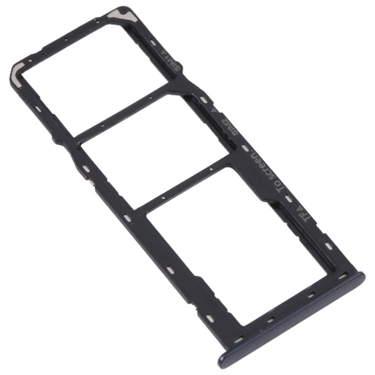 For Samsung Galaxy M42 5G SM-A436B Original SIM Card Tray + SIM Card Tray + Micro SD card tray (Black) - Card Socket by PMC Jewellery | Online Shopping South Africa | PMC Jewellery