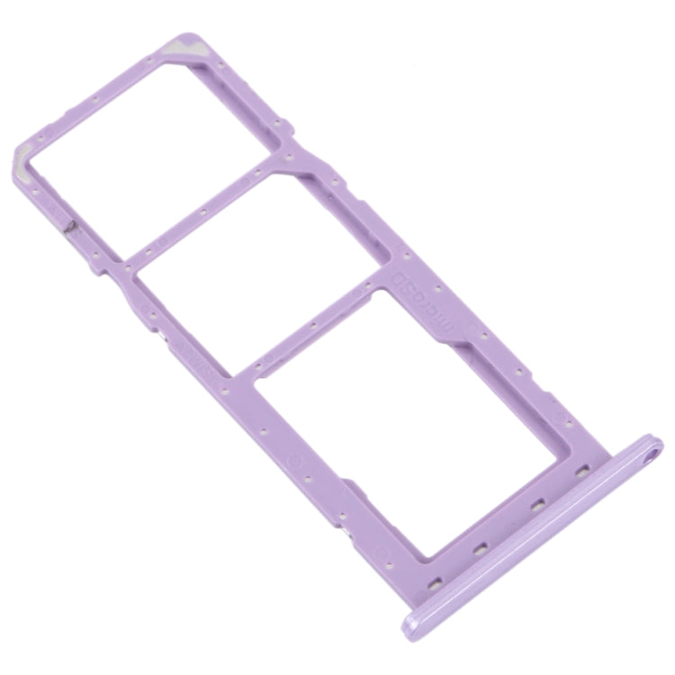 For Samsung Galaxy M04 SM-M045F Original SIM Card Tray + SIM Card Tray + Micro SD Card Tray (Purple) - Card Socket by PMC Jewellery | Online Shopping South Africa | PMC Jewellery