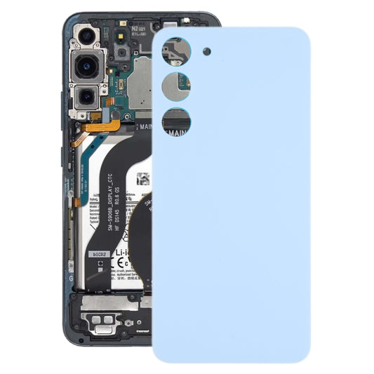 For Samsung Galaxy S23+ SM-S916B OEM Glass Battery Back Cover(Blue) - Back Cover by PMC Jewellery | Online Shopping South Africa | PMC Jewellery