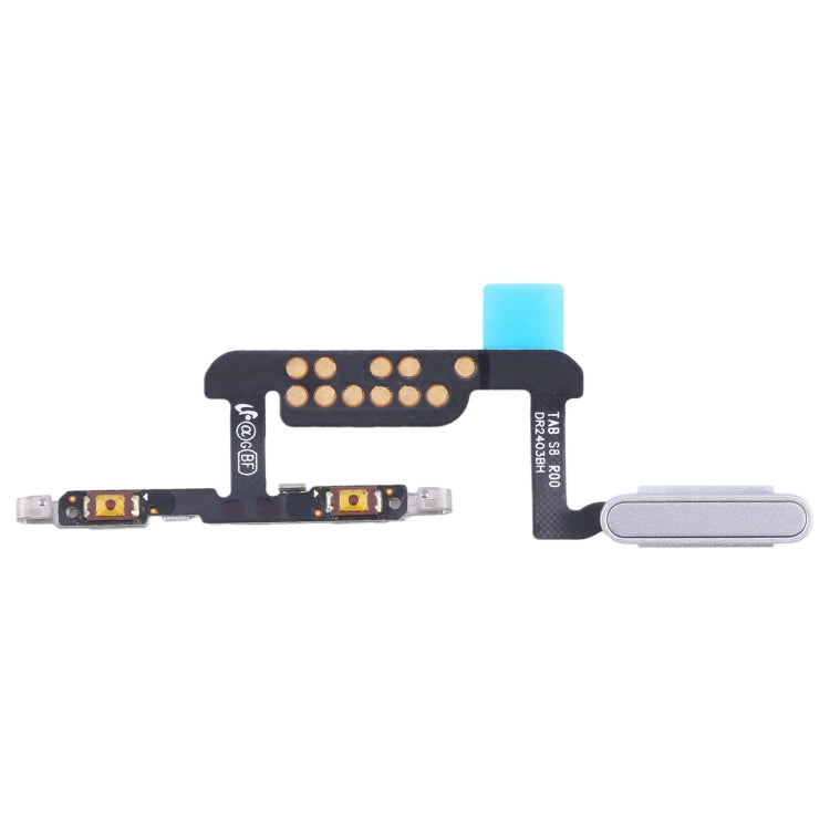 For Samsung Galaxy Tab S8 SM-X700 Original Fingerprint Sensor Flex Cable (Silver) - Flex Cable by PMC Jewellery | Online Shopping South Africa | PMC Jewellery