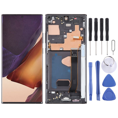 For Samsung Galaxy Note20 Ultra 5G SM-N986B 6.67 inch OLED LCD Screen Digitizer Full Assembly with Frame (Black) - Galaxy Note Series Parts by PMC Jewellery | Online Shopping South Africa | PMC Jewellery | Buy Now Pay Later Mobicred