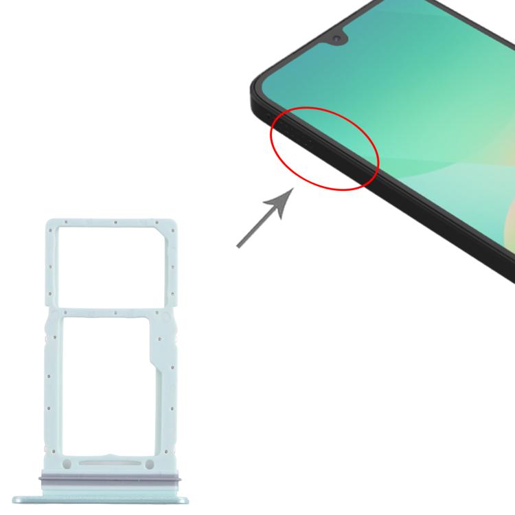For Samsung Galaxy A26 SM-A266U Original SIM + Micro SD Card Tray (Green) - free shipping - PMC TechLife - Order now!