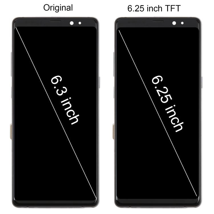 For Samsung Galaxy Note 8 SM-N950F 6.25 inch TFT LCD Screen Digitizer Full Assembly with Frame (Blue) - free shipping - PMC TechLife - Order now!