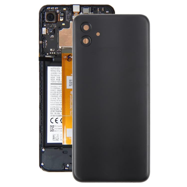 For Samsung Galaxy A04 SM-A045F Back Cover with Camera Lens Cover(Black) - free shipping - PMC TechLife - Order now!