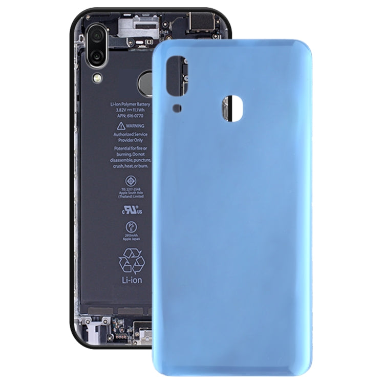 For Galaxy A30 SM-A305F/DS, A305FN/DS, A305G/DS, A305GN/DS Battery Back Cover (Blue) - Back Cover by PMC Jewellery | Online Shopping South Africa | PMC Jewellery | Buy Now Pay Later Mobicred