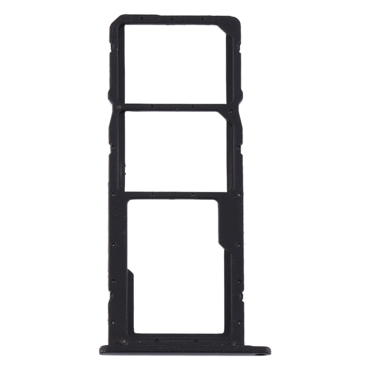 SIM Card Tray + SIM Card Tray + Micro SD Card Tray for Huawei Y6s (2019) (Black) - Card Socket by PMc TechLife | Online Shopping South Africa | PMc TechLife | Buy Now Pay Later Mobicred