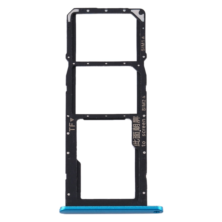SIM Card Tray + SIM Card Tray + Micro SD Card Tray for Huawei Y6s (2020) (Blue) - Card Socket by PMc TechLife | Online Shopping South Africa | PMc TechLife | Buy Now Pay Later Mobicred