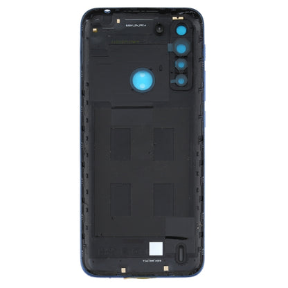 Battery Back Cover for Motorola One Fusion/XT2073-2(Blue) - Back Cover by PMC Jewellery | Online Shopping South Africa | PMC Jewellery | Buy Now Pay Later Mobicred