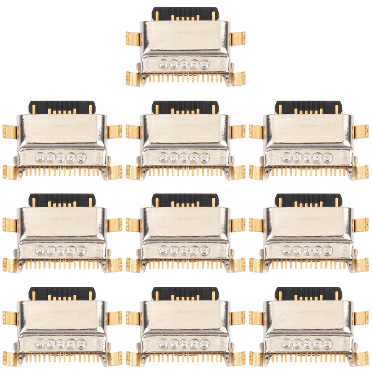 10 PCS Charging Port Connector for Xiaomi Redmi Note 8T - Tail Connector by PMc TechLife | Online Shopping South Africa | PMc TechLife | Buy Now Pay Later Mobicred