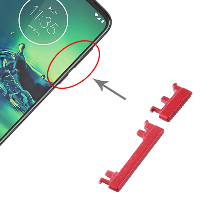 Power Button and Volume Control Button for Motorola Moto G8 Play XT2015 XT2015-2 (Red) - Others by PMc TechLife | Online Shopping South Africa | PMc TechLife | Buy Now Pay Later Mobicred