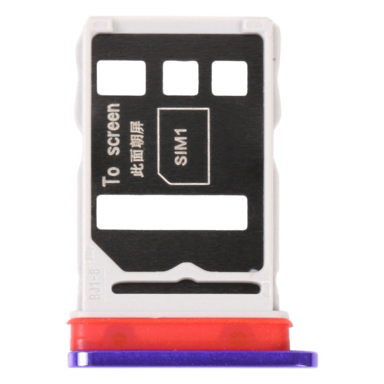 SIM Card Tray + SIM Card Tray for Honor 30 (Purple) - Card Socket by PMc TechLife | Online Shopping South Africa | PMc TechLife | Buy Now Pay Later Mobicred
