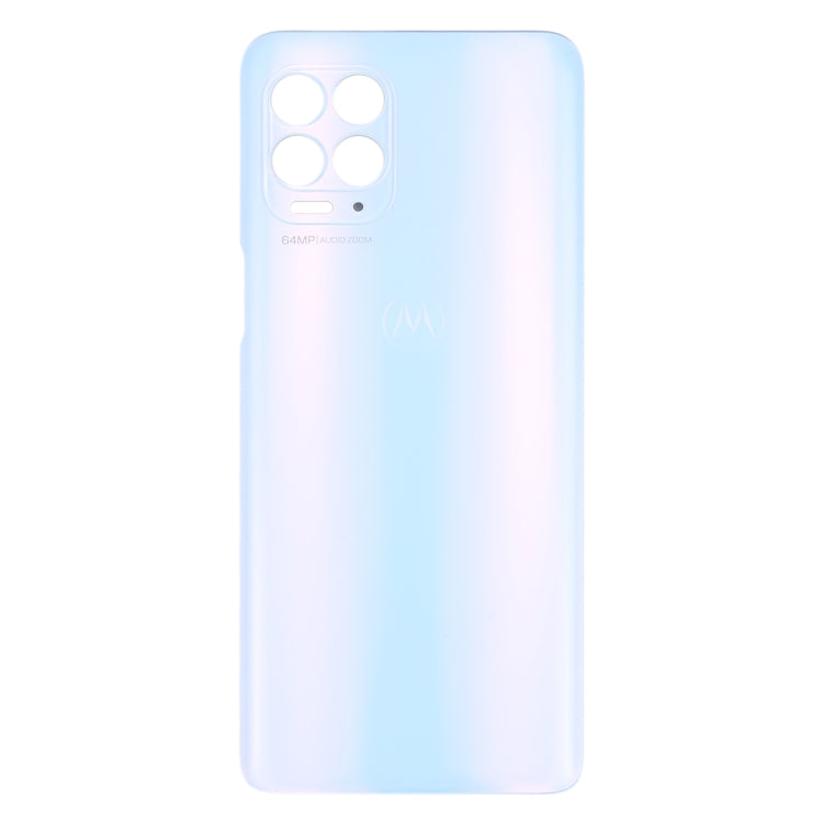 Battery Back Cover for Motorola Edge S(Silver) - Back Cover by PMC TechLife | Online Shopping South Africa | PMC TechLife | Buy Now Pay Later Mobicred