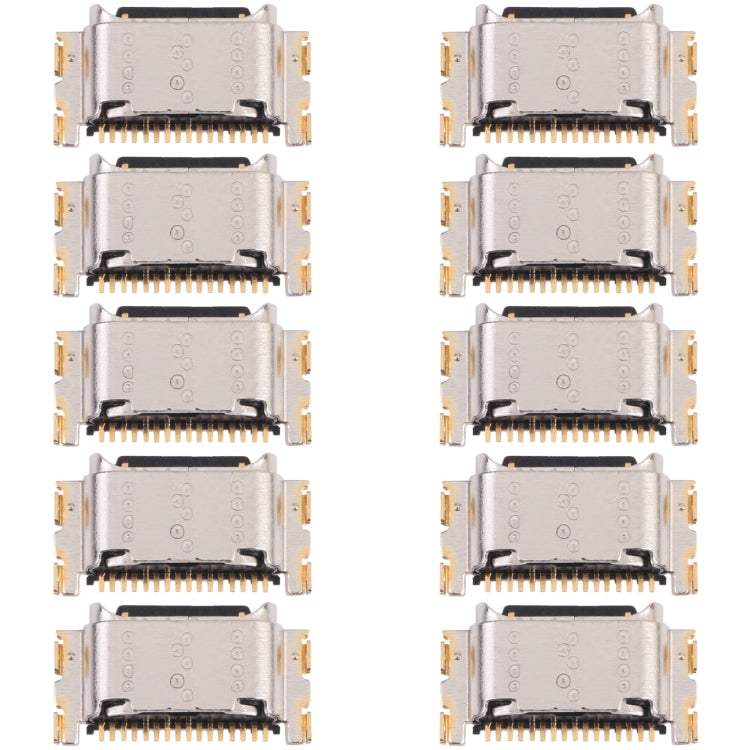 For OPPO A92 4G  CPH2059 10pcs Charging Port Connector - Single Tail Connector by PMc TechLife | Online Shopping South Africa | PMc TechLife | Buy Now Pay Later Mobicred