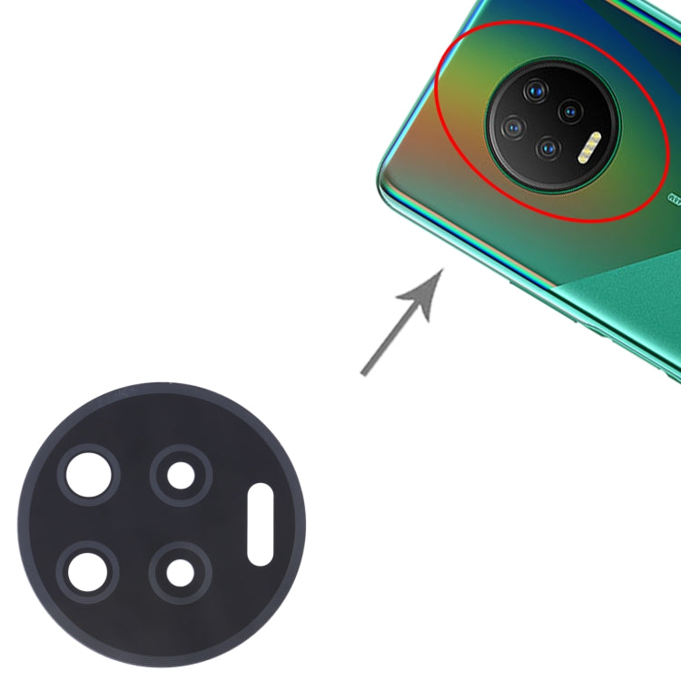 For Infinix Note 7 X690B, X690 10pcs Back Camera Lens - Camera Parts by PMC Jewellery | Online Shopping South Africa | PMC Jewellery