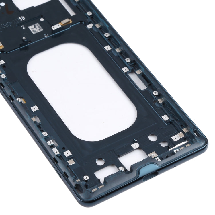 Middle Frame Bezel Plate for Sony Xperia XZ3(Blue) - Frame Bezel Plate by PMC TechLife | Online Shopping South Africa | PMC TechLife | Buy Now Pay Later Mobicred