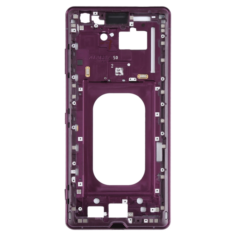 Middle Frame Bezel Plate for Sony Xperia XZ3(Purple) - Frame Bezel Plate by PMC Jewellery | Online Shopping South Africa | PMC Jewellery | Buy Now Pay Later Mobicred