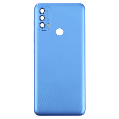 Original Battery Back Cover for Motorola Moto E40 / E30(Blue) - Back Cover by PMC Jewellery | Online Shopping South Africa | PMC Jewellery | Buy Now Pay Later Mobicred