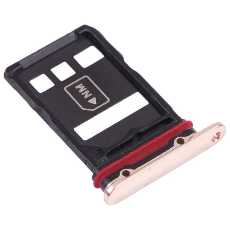 SIM Card Tray + NM Card Tray for Huawei Mate 40 Pro+ (Gold) - Card Socket by PMc TechLife | Online Shopping South Africa | PMc TechLife | Buy Now Pay Later Mobicred