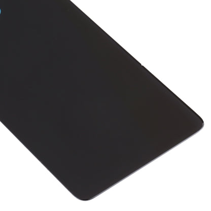 For Alcatel 3X 2020 5061 5061K 5061U Glass Battery Back Cover  (Black) - Back Cover by PMC Jewellery | Online Shopping South Africa | PMC Jewellery | Buy Now Pay Later Mobicred