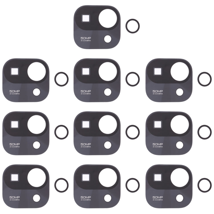 10 PCS Back Camera Lens for Xiaomi Mi 11 Pro M2102K1AC - Camera by PMC TechLife | Online Shopping South Africa | PMC TechLife