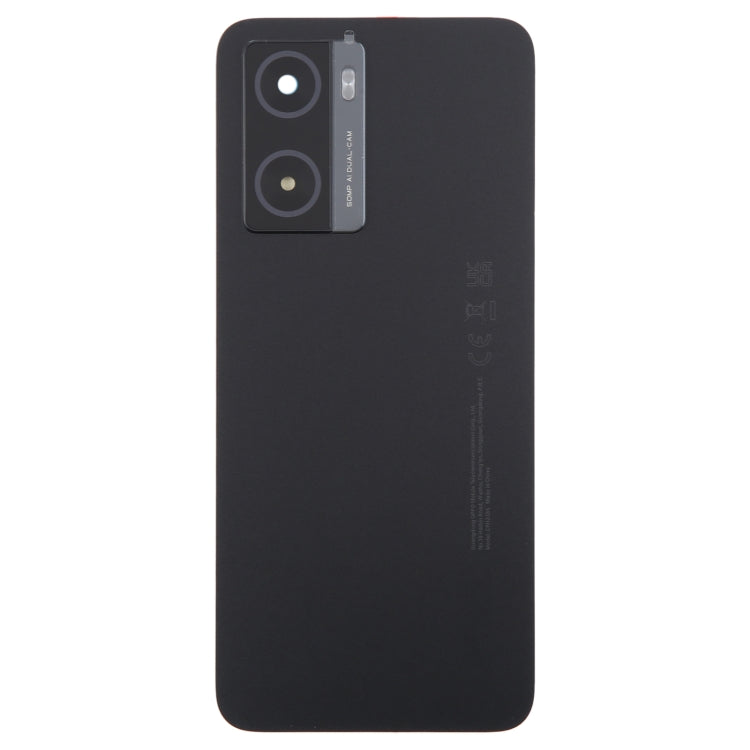 For OPPO A77s Original Battery Back Cover with Camera Lens Cover(Black) - Back Cover by PMC Jewellery | Online Shopping South Africa | PMC Jewellery