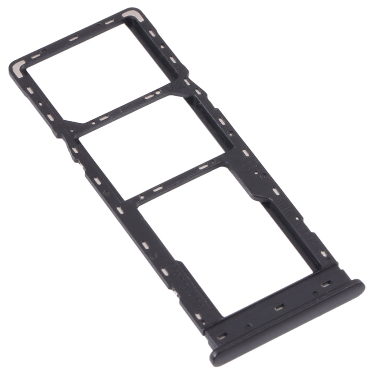 For Tecno Spark 4 Lite KC8S SIM Card Tray + SIM Card Tray + Micro SD Card Tray (Black) - free shipping - PMc TechLife - Order now!