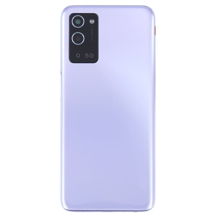 For OPPO A56 5G Battery Back Cover with Middle Frame (Purple) - Back Cover by PMC Jewellery | Online Shopping South Africa | PMC Jewellery | Buy Now Pay Later Mobicred