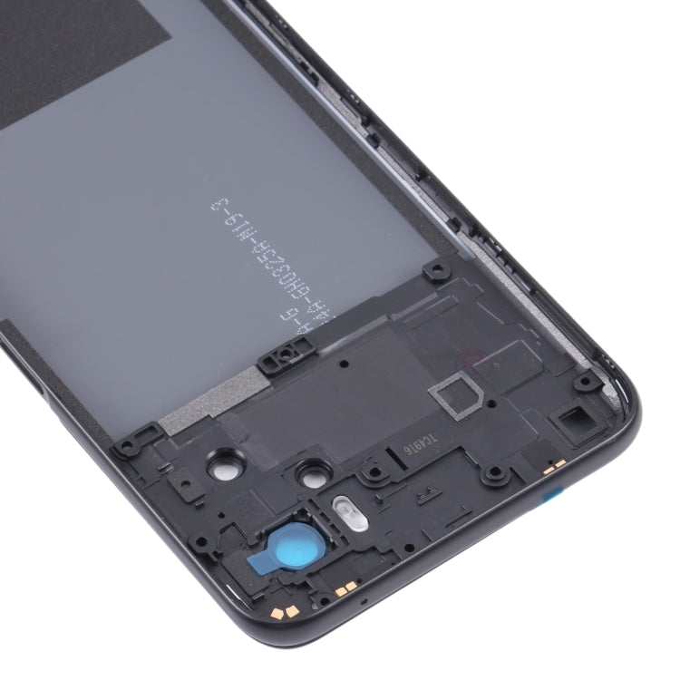 For OPPO A36/A76 Battery Back Cover with Middle Frame (Black) - Back Cover by PMC TechLife | Online Shopping South Africa | PMC TechLife | Buy Now Pay Later Mobicred