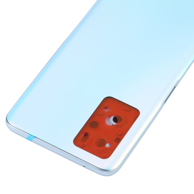 For OPPO A36/A76 Battery Back Cover with Middle Frame (Blue) - Back Cover by PMC Jewellery | Online Shopping South Africa | PMC Jewellery | Buy Now Pay Later Mobicred