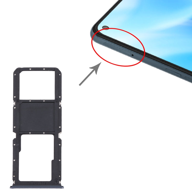 For OnePlus Nord N200 5G DE2118 / DE2117 SIM Card Tray + Micro SD Card Tray (Silver) - Card Tray by PMc TechLife | Online Shopping South Africa | PMc TechLife | Buy Now Pay Later Mobicred