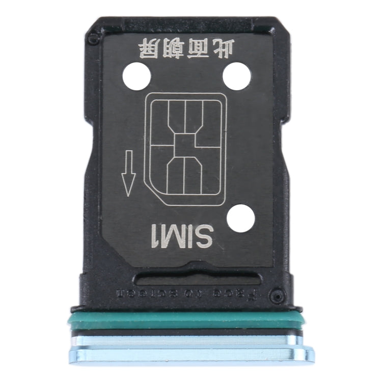 For OPPO Reno4 5G SIM Card Tray + SIM Card Tray (Blue) - Card Socket by PMc TechLife | Online Shopping South Africa | PMc TechLife | Buy Now Pay Later Mobicred