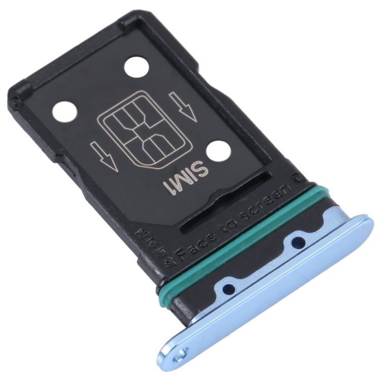 For OPPO Reno4 Pro 5G  SIM Card Tray + SIM Card Tray (Blue) - Card Socket by PMc TechLife | Online Shopping South Africa | PMc TechLife | Buy Now Pay Later Mobicred