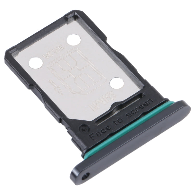 For OPPO Reno5 Pro 5G SIM Card Tray + SIM Card Tray (Black) - Card Socket by PMc TechLife | Online Shopping South Africa | PMc TechLife | Buy Now Pay Later Mobicred