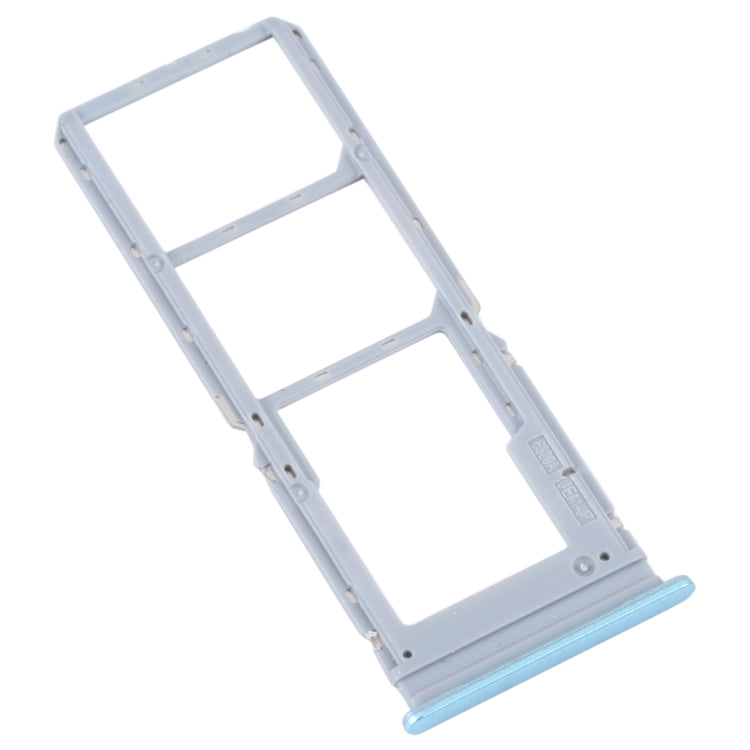 For vivo Y16 SIM Card Tray + SIM Card Tray + Micro SD Card Tray (Blue) - Card Socket by PMc TechLife | Online Shopping South Africa | PMc TechLife | Buy Now Pay Later Mobicred