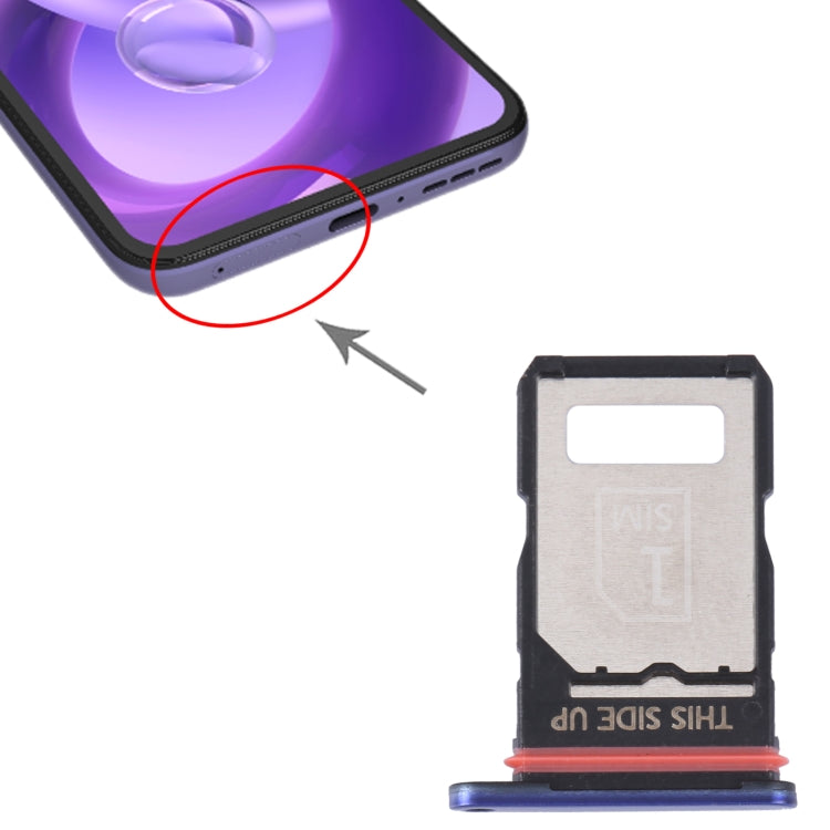 For Motorola Edge 30 Neo Original SIM Card Tray + SIM Card Tray (Purple) - Card Socket by PMC Jewellery | Online Shopping South Africa | PMC Jewellery