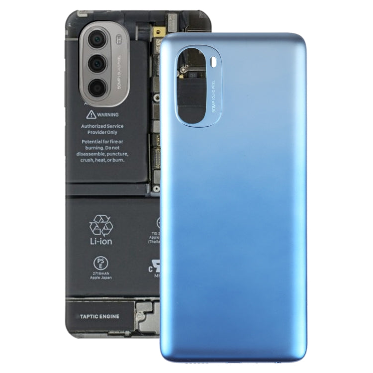 For Motorola Moto G51 5G Original Battery Back Cover(Blue) - Back Cover by PMC Jewellery | Online Shopping South Africa | PMC Jewellery