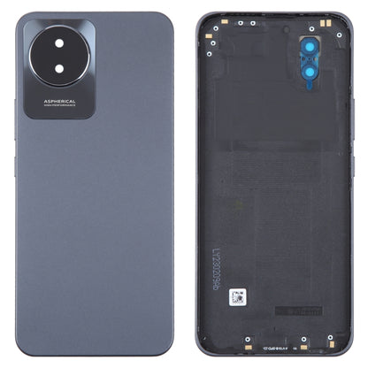 For vivo Y02 Original Battery Back Cover with Camera Lens Cover(Black) - Back Cover by PMC Jewellery | Online Shopping South Africa | PMC Jewellery