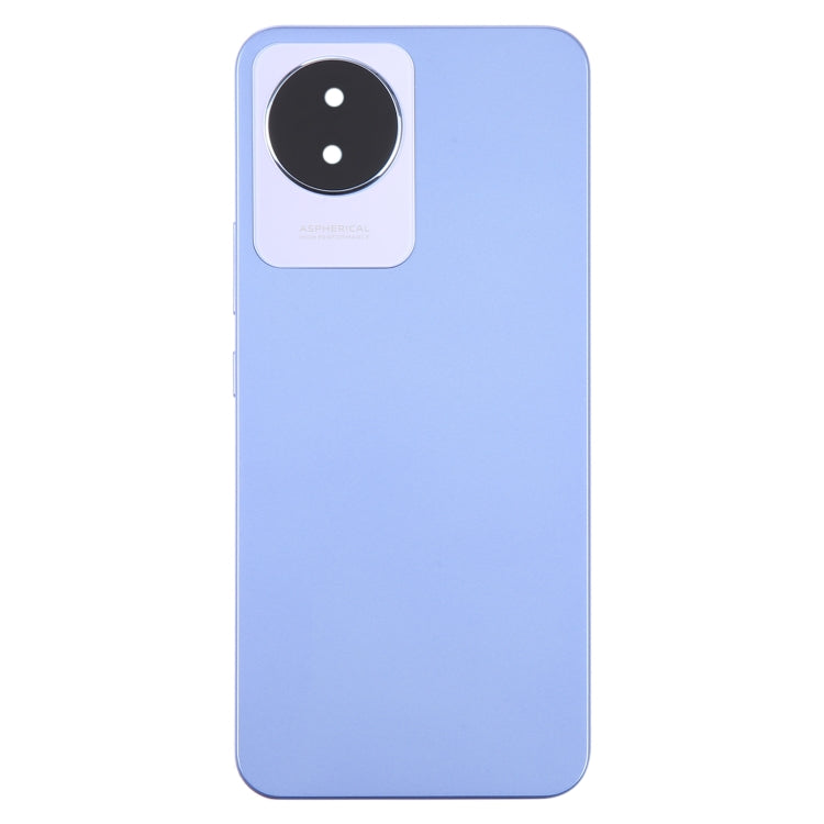 For vivo Y02 Original Battery Back Cover with Camera Lens Cover(Blue) - Back Cover by PMC Jewellery | Online Shopping South Africa | PMC Jewellery