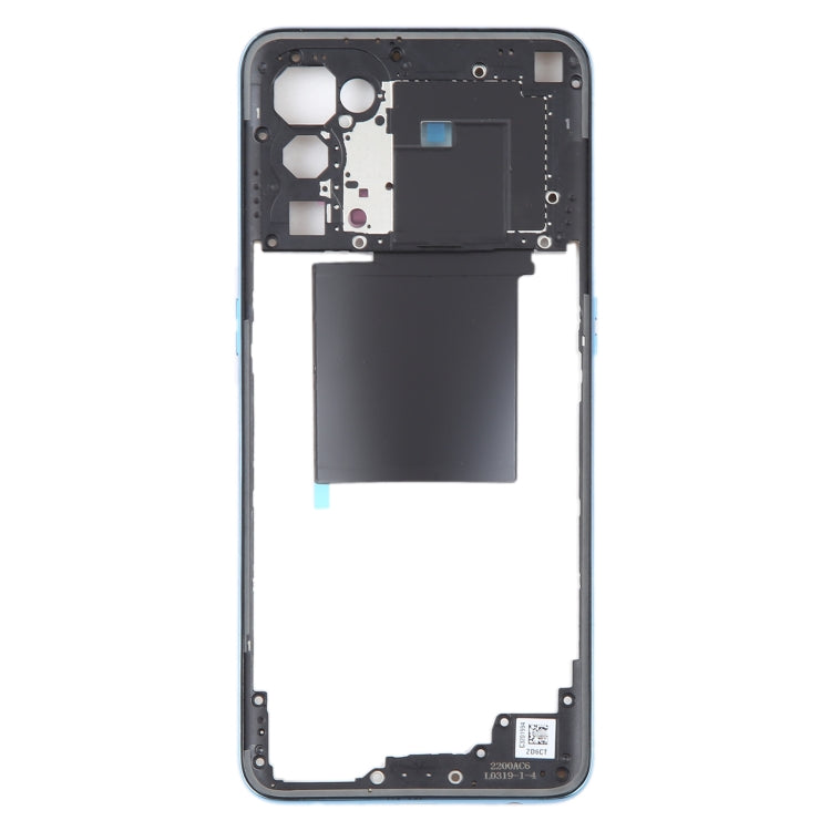 For OPPO Find X3 Lite Original Middle Frame Bezel Plate (Blue) - Frame Bezel Plate by PMC Jewellery | Online Shopping South Africa | PMC Jewellery