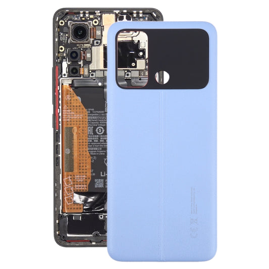 For Xiaomi Poco C55 Original Battery Back Cover (Blue) - Back Cover by PMC Jewellery | Online Shopping South Africa | PMC Jewellery