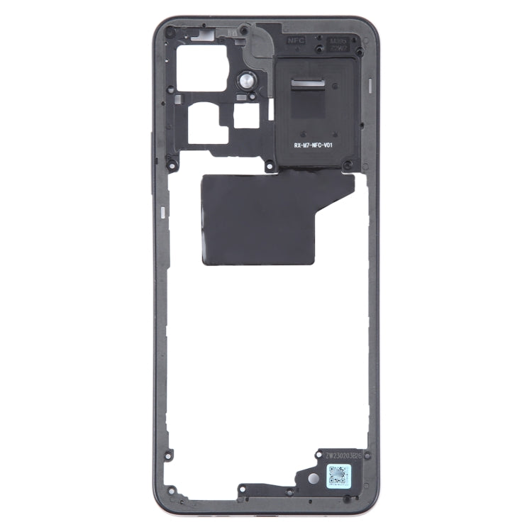 For Xiaomi Redmi Note 12 4G Original Middle Frame Bezel Plate (Black) - Frame Bezel Plate by PMC Jewellery | Online Shopping South Africa | PMC Jewellery