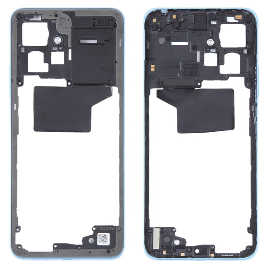 For Xiaomi Redmi Note 12 4G Original Middle Frame Bezel Plate (Blue) - Frame Bezel Plate by PMC Jewellery | Online Shopping South Africa | PMC Jewellery