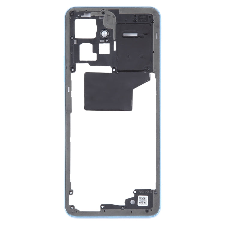 For Xiaomi Redmi Note 12 4G Original Middle Frame Bezel Plate (Blue) - Frame Bezel Plate by PMC Jewellery | Online Shopping South Africa | PMC Jewellery