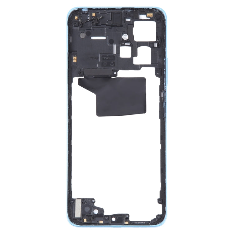 For Xiaomi Redmi Note 12 4G Original Middle Frame Bezel Plate (Blue) - Frame Bezel Plate by PMC Jewellery | Online Shopping South Africa | PMC Jewellery