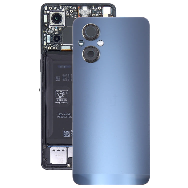 For OnePlus Nord N20 Original Battery Back Cover with Camera Lens Cover(Blue) - Back Cover by PMC Jewellery | Online Shopping South Africa | PMC Jewellery