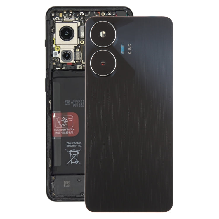 For Realme C55 Original Battery Back Cover with Camera Lens Cover(Black) - Back Cover by PMC Jewellery | Online Shopping South Africa | PMC Jewellery