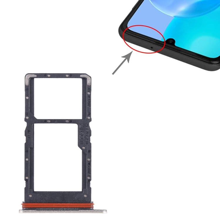 For Honor X5 Plus SIM + SIM / Micro SD Card Tray (Gold) - Card Socket by PMc TechLife | Online Shopping South Africa | PMc TechLife | Buy Now Pay Later Mobicred
