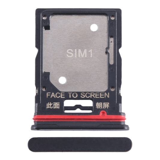 For Xiaomi Poco X4 GT SIM Card Tray + SIM Card Tray / Micro SD Card Tray (Black) - Card Tray by PMC Jewellery | Online Shopping South Africa | PMC Jewellery